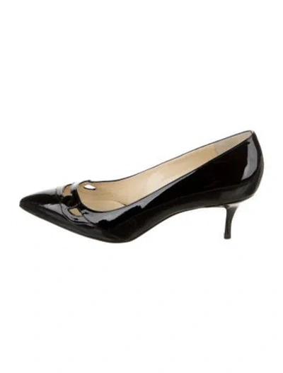 Pre-owned Sarah Flint Patent Leather Pumps In Black