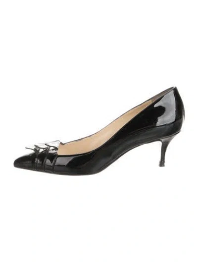 Pre-owned Sarah Flint Patent Leather Pumps In Blue