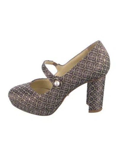 Pre-owned Sarah Flint Printed Pumps In Multi