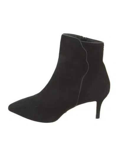 Pre-owned Sarah Flint Suede Boots In Black