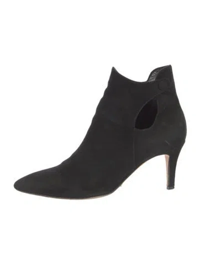 Pre-owned Sarah Flint Suede Boots In Black