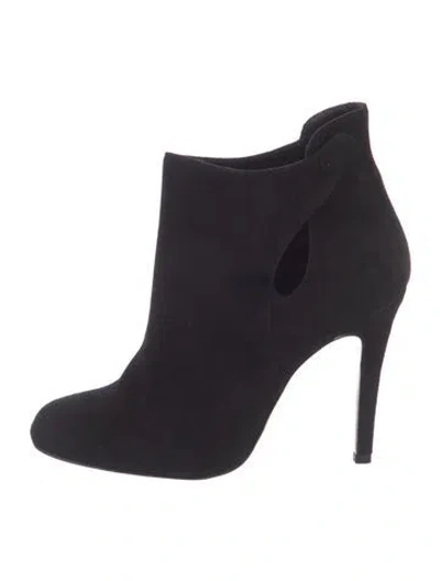 Pre-owned Sarah Flint Suede Boots In Black
