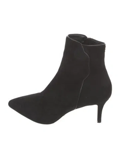 Pre-owned Sarah Flint Suede Boots In Black