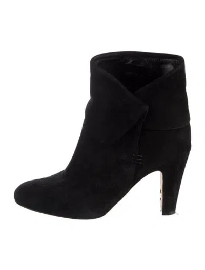 Pre-owned Sarah Flint Suede Boots In Black
