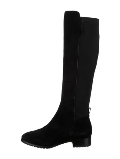 Pre-owned Sarah Flint Suede Boots In Black