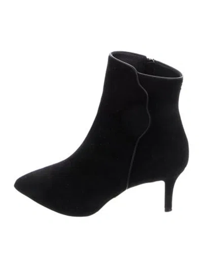 Pre-owned Sarah Flint Suede Boots In Black
