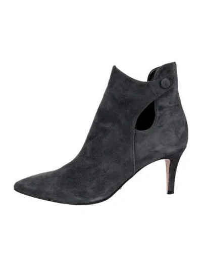 Pre-owned Sarah Flint Suede Boots In Grey