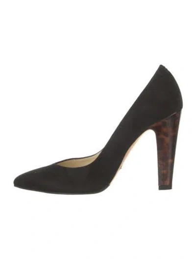 Pre-owned Sarah Flint Suede Pumps In Black