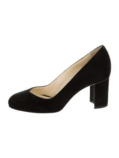 Pre-owned Sarah Flint Suede Pumps In Black
