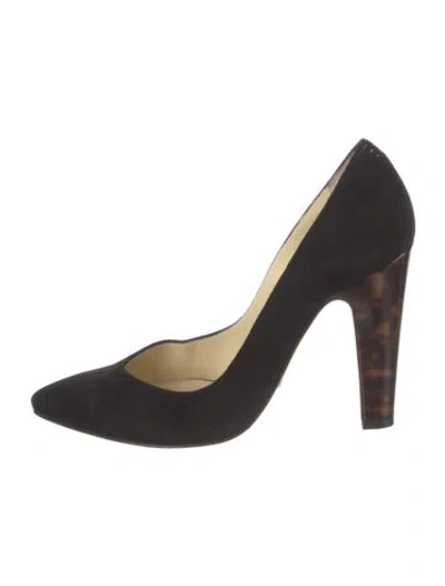 Pre-owned Sarah Flint Suede Pumps In Black