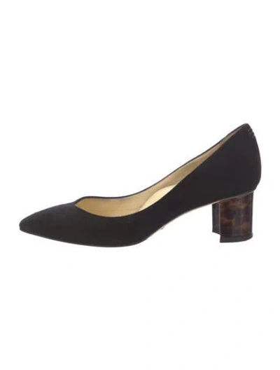 Pre-owned Sarah Flint Suede Pumps In Black