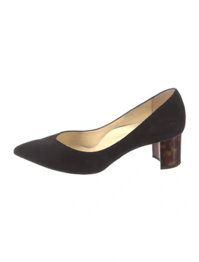 Pre-owned Sarah Flint Suede Pumps In Black
