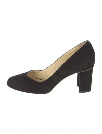 Pre-owned Sarah Flint Suede Pumps In Black