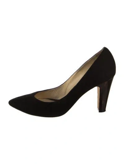 Pre-owned Sarah Flint Suede Pumps In Black
