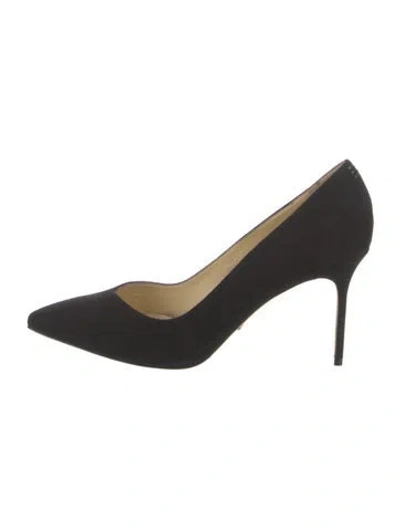 Pre-owned Sarah Flint Suede Pumps In Black