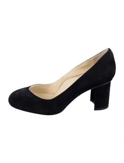 Pre-owned Sarah Flint Suede Pumps In Black