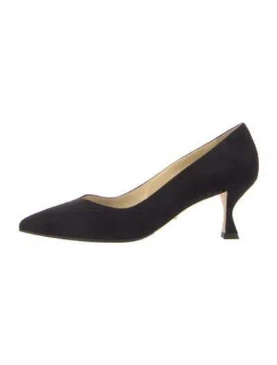 Pre-owned Sarah Flint Suede Pumps In Black
