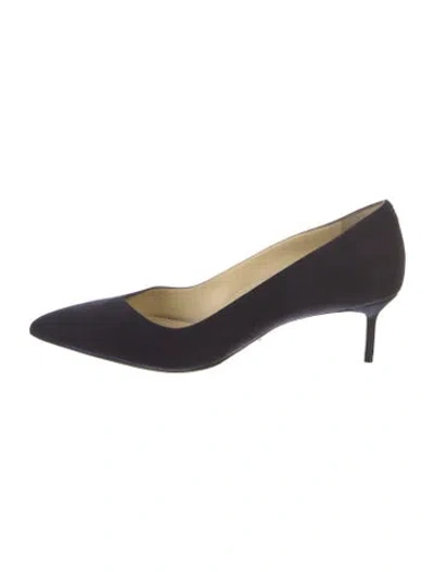 Pre-owned Sarah Flint Suede Pumps In Black
