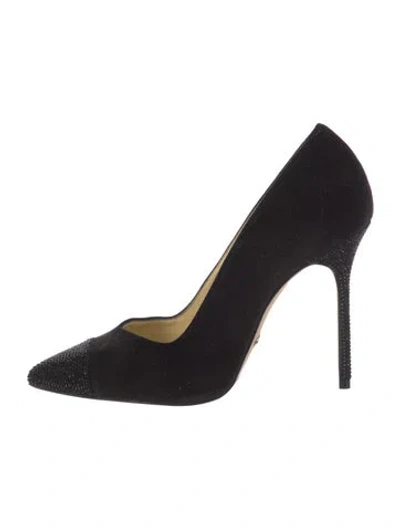Pre-owned Sarah Flint Suede Pumps In Black
