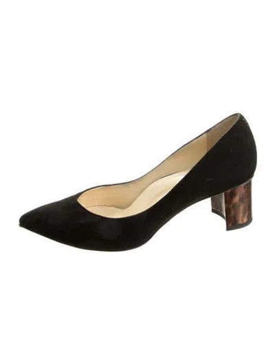 Pre-owned Sarah Flint Suede Pumps In Black