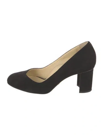 Pre-owned Sarah Flint Suede Pumps In Black