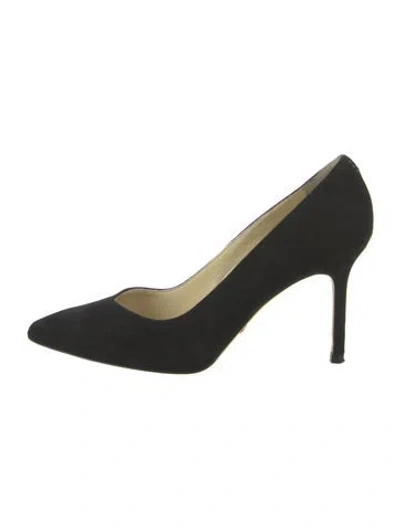 Pre-owned Sarah Flint Suede Pumps In Black