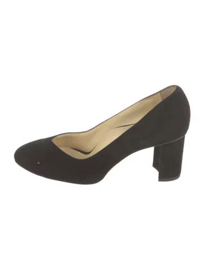 Pre-owned Sarah Flint Suede Pumps In Black