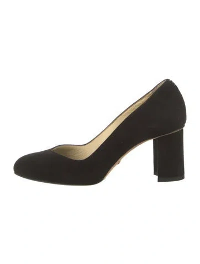 Pre-owned Sarah Flint Suede Pumps In Black
