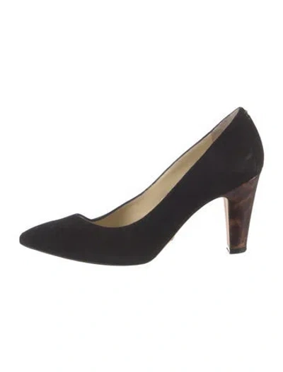 Pre-owned Sarah Flint Suede Pumps In Black