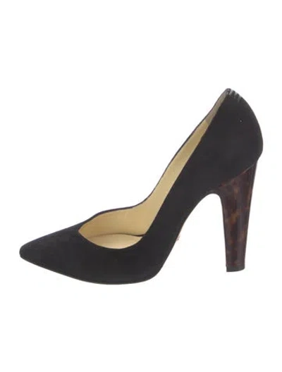 Pre-owned Sarah Flint Suede Pumps In Black