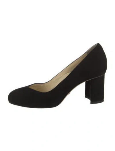 Pre-owned Sarah Flint Suede Pumps In Black