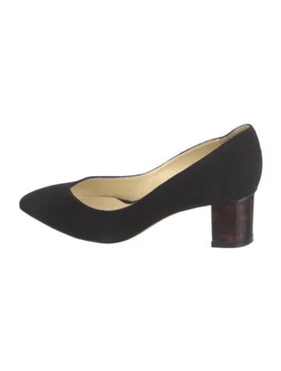 Pre-owned Sarah Flint Suede Pumps In Black