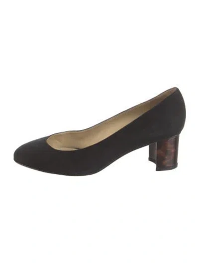 Pre-owned Sarah Flint Suede Pumps In Black