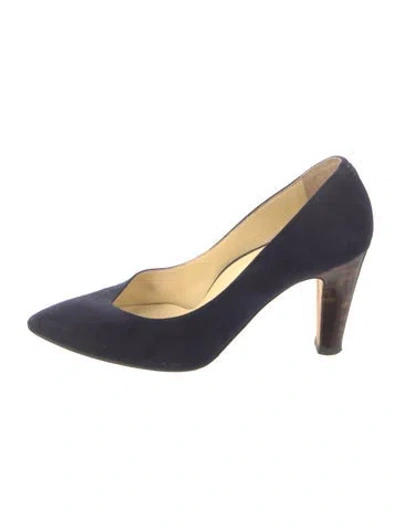 Pre-owned Sarah Flint Suede Pumps In Blue