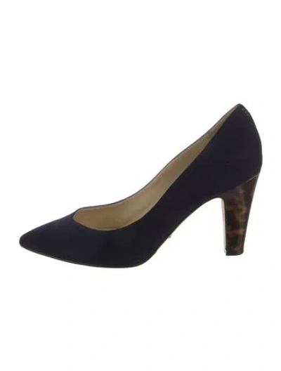 Pre-owned Sarah Flint Suede Pumps In Blue