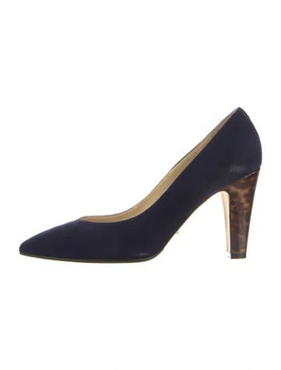 Pre-owned Sarah Flint Suede Pumps In Blue