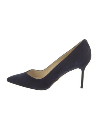 Pre-owned Sarah Flint Suede Pumps In Blue