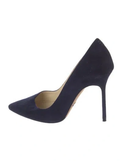 Pre-owned Sarah Flint Suede Pumps In Blue
