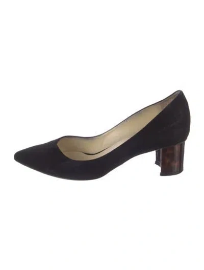 Pre-owned Sarah Flint Suede Pumps In Blue