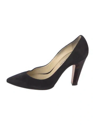 Pre-owned Sarah Flint Suede Pumps In Blue