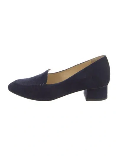 Pre-owned Sarah Flint Suede Pumps In Blue