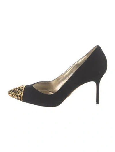 Pre-owned Sarah Flint Suede Pumps In Blue