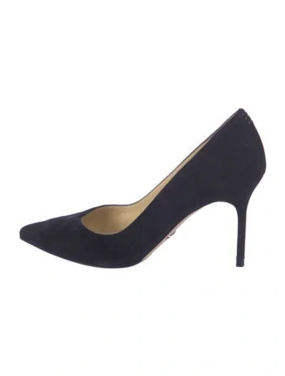 Pre-owned Sarah Flint Suede Pumps In Blue