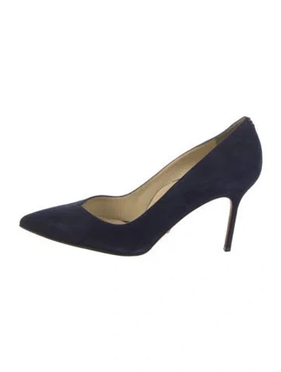 Pre-owned Sarah Flint Suede Pumps In Blue