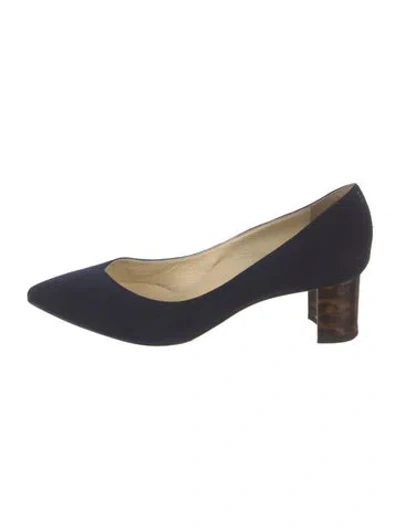 Pre-owned Sarah Flint Suede Pumps In Blue