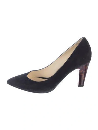 Pre-owned Sarah Flint Suede Pumps In Blue