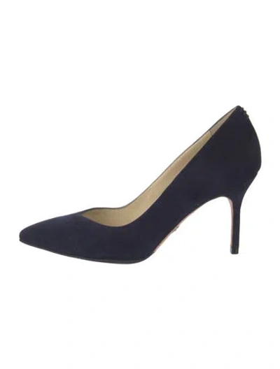 Pre-owned Sarah Flint Suede Pumps In Blue