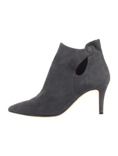 Pre-owned Sarah Flint Suede Pumps In Gray