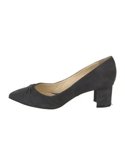 Pre-owned Sarah Flint Suede Pumps In Grey