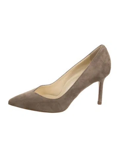 Pre-owned Sarah Flint Suede Pumps In Grey